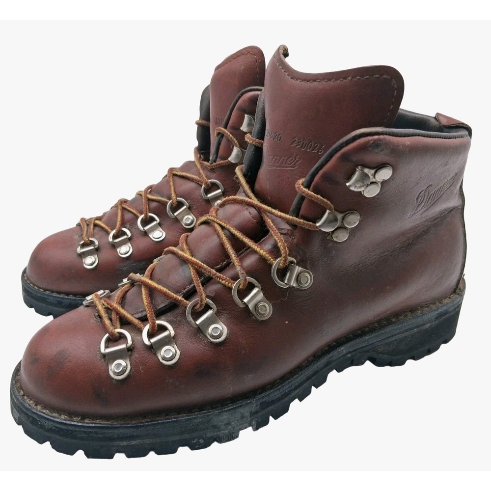 Danner Boots Mens 8.5 M Brown Leather Gore-Tex Waterproof Vibram Hiking Ankle
